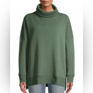 Time and Tru Turtleneck Oversized Green Size Small